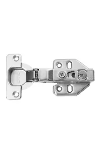 2Pcs Soft Close 110 Degree Half Overlay Cabinet Hinges for Quiet Door Operation with Accessory Kit