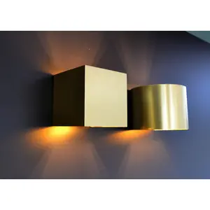 Lucide Xio Modern Up Down Wall Light - LED Dim. - G9 - 1x3,5W 2700K - Matt Gold, Brass