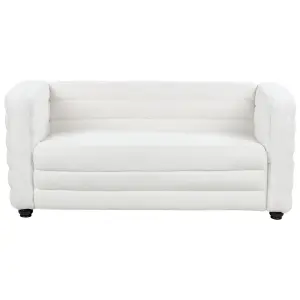 2 Seater Boucle Sofa Off-White HOFN