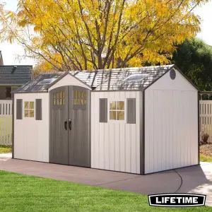 Lifetime 15 Ft. x 8 Ft. Outdoor Storage Shed