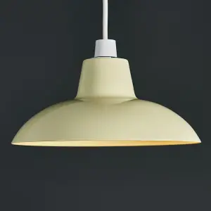 ValueLights Civic Metro Cream Ceiling Pendant Shade