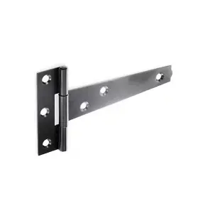 Securit Tee Hinge (Pack of 2) Light Black (200mm x 1.6mm)