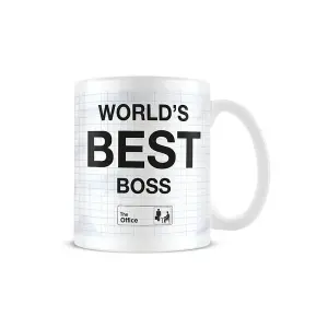 The Office Worlds Best Boss Mug White/Black (One Size)