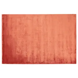 Viscose Area Rug 140 x 200 cm Orange GESI II