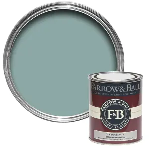 Farrow & Ball Modern Dix Blue No.82 Eggshell Paint, 750ml