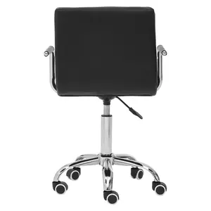 Interiors by Premier Black Home Office Chair with Swivel Base