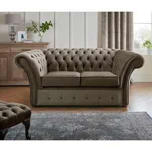 Chesterfield Beaumont 2 Seater Sofa Malta Taupe 08