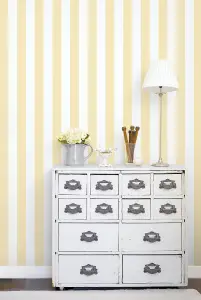 Galerie Smart Stripes 3 Yellow Gold Surface Stripe Smooth Wallpaper