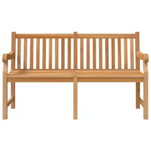 Berkfield Garden Bench 150 cm Solid Teak Wood