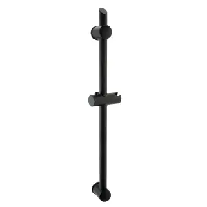 ENKI Black Adjustable Shower Riser Rail Kit S30