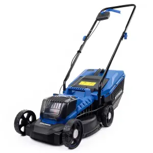 Hyundai 12.6" / 32cm 20V MAX Cordless Lawnmower 4Ah Li-Ion Battery HY2193