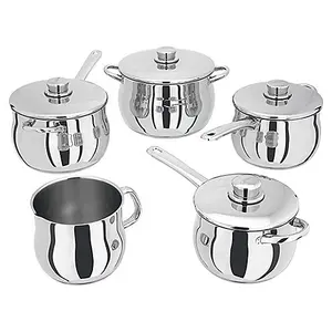 Stellar 1000 5 Piece Deep Saucepan Set