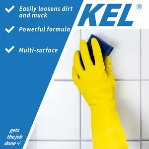 KEL - Grout Cleaner, Ready-To-Use Grout Cleaner Spray, Removes Stubborn Dirt, Marks & Stains On Tiled Walls & Floors - 1 Litre