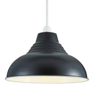 Inlight Lucia Black pendant Light shade (D)30cm