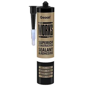 Geocel The Works Pro Sealant and Adhesive 290ml Cartridge - Brown