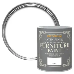 Rust-Oleum Cotton Satinwood Furniture paint, 750ml