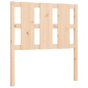 Berkfield Bed Frame with Headboard 90x200 cm Solid Wood