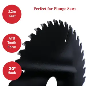 Titman Edge TCT Medium Finish Circular Saw Blade 160mm x 20mm x 24 Tooth - TB1601220ATB