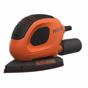 Black & Decker Mouse Sander (UK Plug) Black/Orange (One Size)