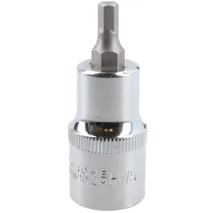 5mm Hex Bit Metric Allen Socket Male 1/2" Drive 55mm Length Strengthened Tip