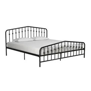 Holland Bed Frame Black / Kingsize (5')