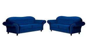 Luxor Sofa Suite 3+2 Seater (Blue)