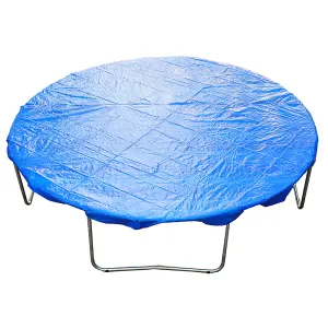 SunDaze 12FT Trampoline Cover Accessories Universal Rain Dust Protective UV Resistant Guard Round Blue Outdoor