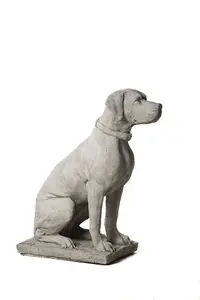 Large Life-size Hunting Dog Stone garden ornament