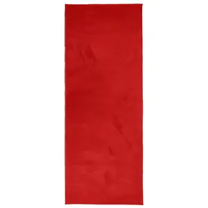 Rug OVIEDO Short Pile Red 80x200 cm