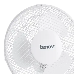 Benross White 9" 21W Fan