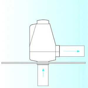 Vortice 10204 ANGOL K Single Speed Upright In-Line Extractor Fan (Standard Model)