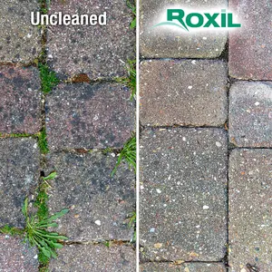 Roxil 100 Green Mould, Algae & Lichen Killer - 500ml - Restore the appearance of your Patio, Deck, Fence or Paving