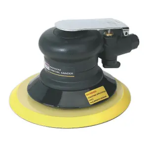 Sealey Air Palm Orbital Sander With Soft Rubber Handgrip 150mm 1/4" BSP SA800