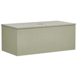 Bathroom Wall Mounted Cabinet with Basin 100 x 52 cm Green ALZIRA/UTIEL