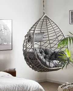 Hanging Chair ARSITA PE Rattan Grey