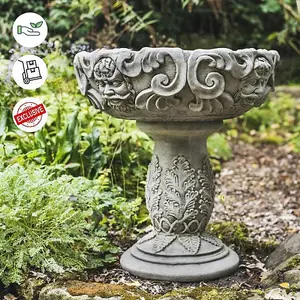 Large Detailed Stone Cast 'Gothic Vase'