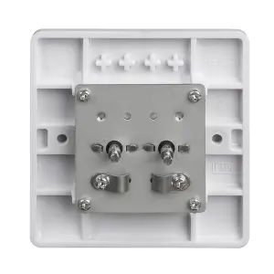 LAP Wall-mounted TV socket Gloss White