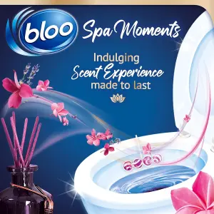 Bloo Toilet Rim Block Harmony Spa Essential Oils 50gm x 3