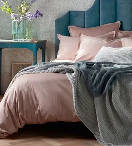 Dusty Pink Super Soft 100% Cotton Duvet Cover Single - Secret Linen Store