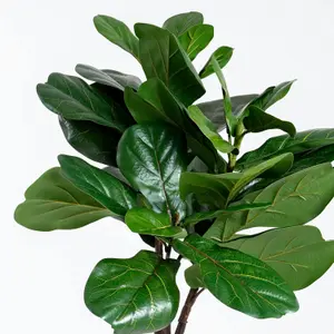 Artificial Fiddle Leaf Tree - 120cm / 4ft Floor Standing Fake Plant