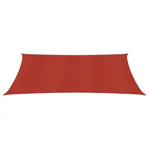 Berkfield Sunshade Sail 160 g/m2 Red 2x3.5 m HDPE