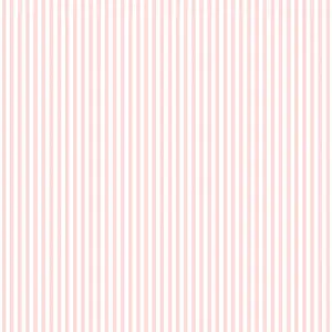 Galerie Miniatures 2 Pink White Narrow Stripe Smooth Wallpaper