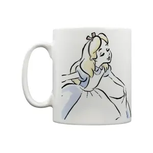 Alice In Wonderland Teatime With Alice Mug White/Light Blue/Yellow (One Size)