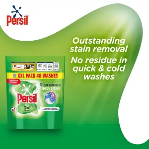 Persil XXL 3 in 1 Washing Capsules Bio with Lasting Freshness 48 Washes, 2 Pack