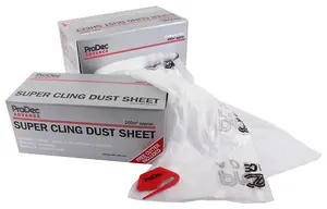 ProDec Super Cling Dust Sheet Roll - 100 sqm Coverage