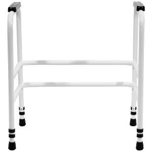 Height Adjustable Bariatric Toilet Frame - Free Standing - 254kg Weight Limit