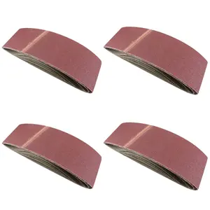 Belt Power Finger File Sander Abrasive Sanding Belts 533mm x 75mm 120 Grit 20 PK