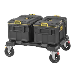 DeWalt Toughsystem Hrbrid Stackable Customizable Organiser DXL Dolly 2.0 Cases