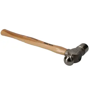 32oz American Hickory Ball Pein Pin Hammer Wooden Handle Drop Forged Head