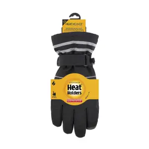 Heat Holders Mens Workforce Touchscreen Gloves M/L Black